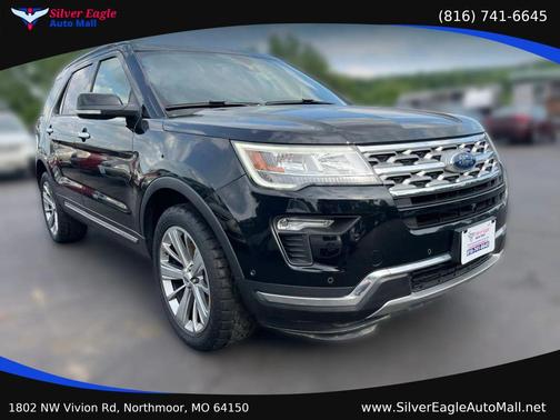 Black 2018 Ford Explorer Limited