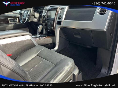 White 2014 Ford F-150 Platinum