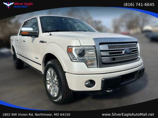 White 2014 Ford F-150 Platinum