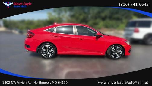 Red 2016 Honda Civic EX-T