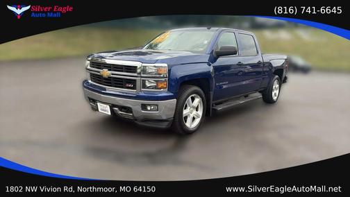 Blue 2014 Chevrolet Silverado 1500 2LT