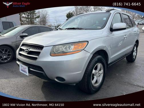 Silver 2008 Hyundai SANTA FE GLS