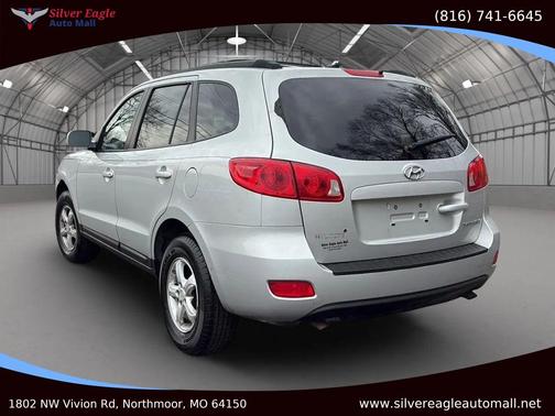 Silver 2008 Hyundai SANTA FE GLS