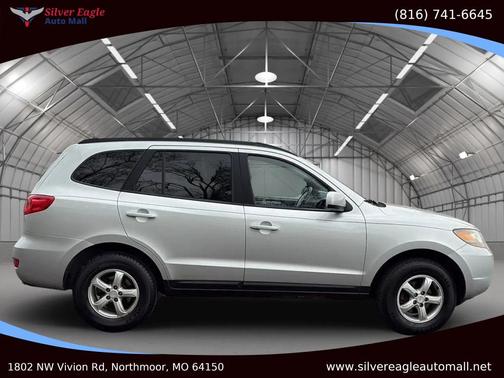 Silver 2008 Hyundai SANTA FE GLS