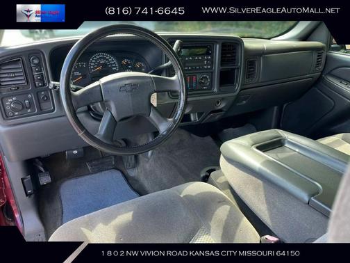 Red 2005 Chevrolet Silverado 1500 LS Crew Cab