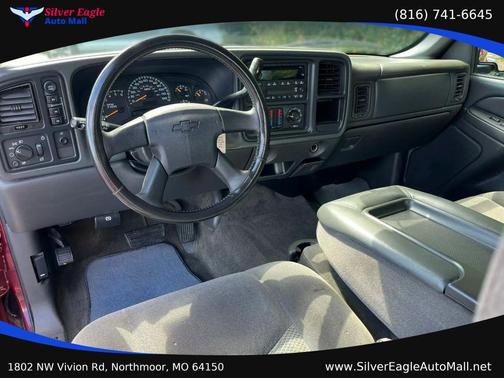 Red 2005 Chevrolet Silverado 1500 LS Crew Cab