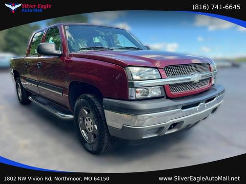 Red 2005 Chevrolet Silverado 1500 LS Crew Cab