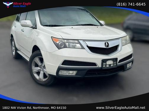 WHITE 2011 Acura MDX 3.7L Technology