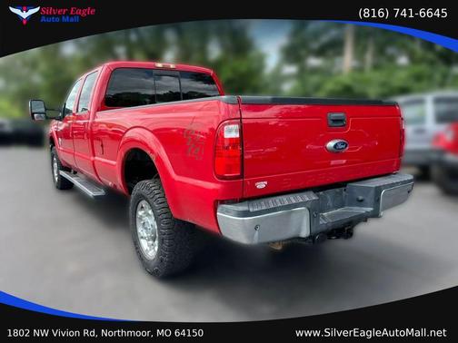Red 2015 Ford F-350 Lariat