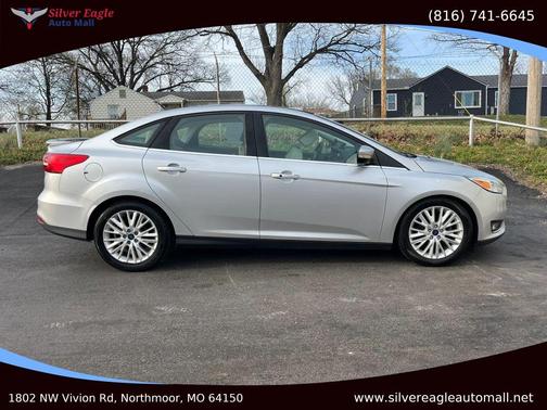Silver 2017 Ford Focus Titanium