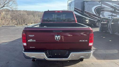 Red 2017 RAM 1500 Big Horn