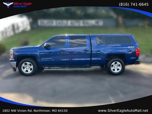 Blue 2014 Chevrolet Silverado 1500 2LT