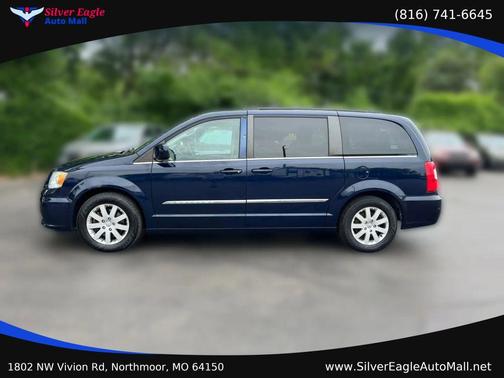 Blue 2015 Chrysler Town & Country Touring