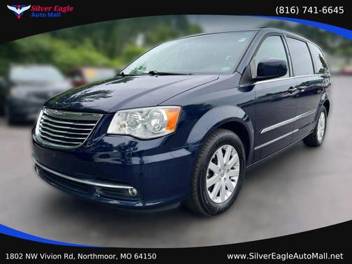 Blue 2015 Chrysler Town & Country Touring