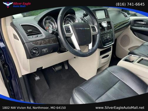 Blue 2015 Chrysler Town & Country Touring