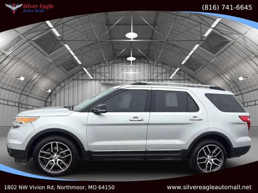 Silver 2015 Ford Explorer XLT