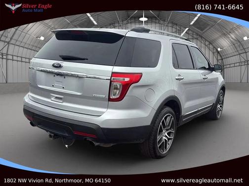 Silver 2015 Ford Explorer XLT