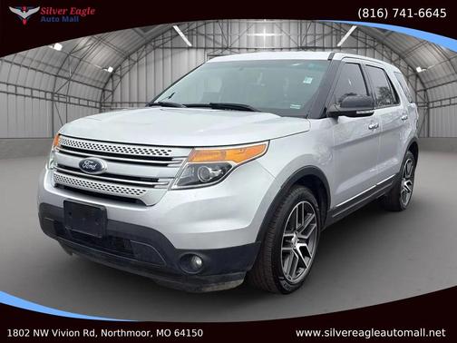 Silver 2015 Ford Explorer XLT
