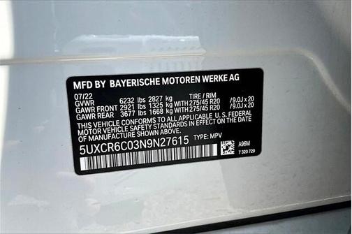 2022 BMW X5 xDrive40i