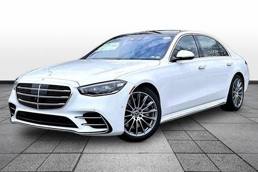 Moonlight White 2026 Mercedes-Benz S-Class