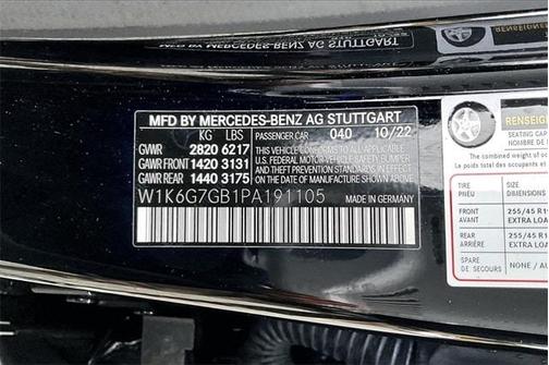 2023 Mercedes-Benz S-Class S 580 4MATIC