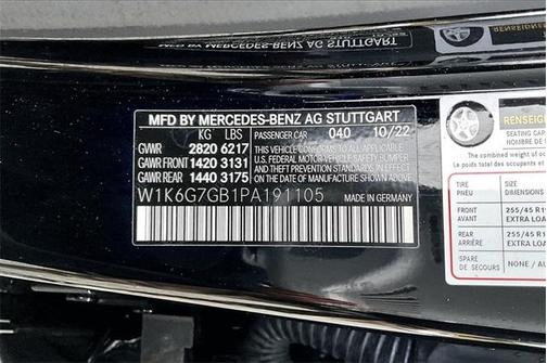 2023 Mercedes-Benz S-Class S 580 4MATIC