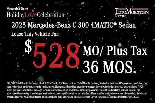 2025 Mercedes-Benz C-Class C 300 4MATIC