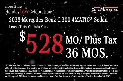 2025 Mercedes-Benz C-Class C 300 4MATIC