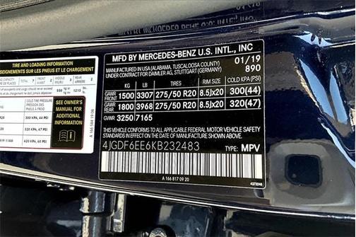 2019 Mercedes-Benz GLS 450 Base 4MATIC