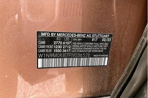 2023 Mercedes-Benz EQB 300 Base 4MATIC