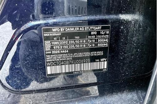 2019 Mercedes-Benz GLA 250 Base 4MATIC