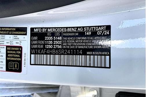 2025 Mercedes-Benz C-Class C 300 4MATIC