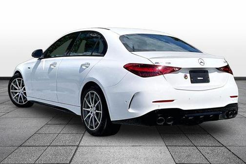Polar White 2023 Mercedes-Benz AMG C 43 Base 4MATIC