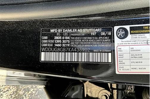 2019 Mercedes-Benz S-Class S 560 4MATIC