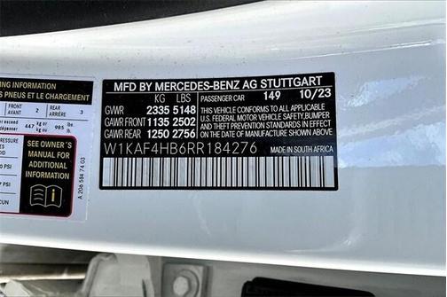 2024 Mercedes-Benz C-Class C 300 4MATIC