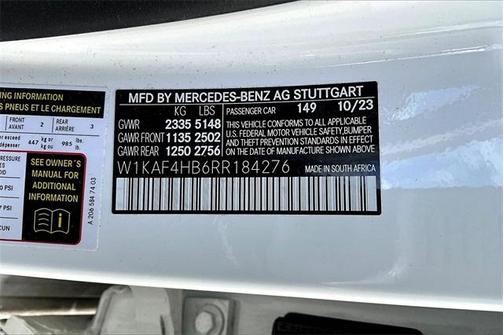 2024 Mercedes-Benz C-Class C 300 4MATIC