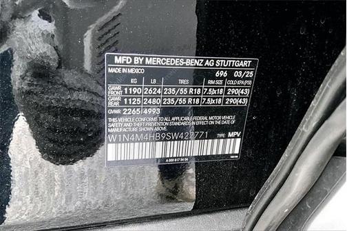 2025 Mercedes-Benz GLB 250 Base 4MATIC