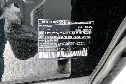 2025 Mercedes-Benz GLB 250 Base 4MATIC