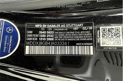 2018 Mercedes-Benz S-Class S 560 4MATIC