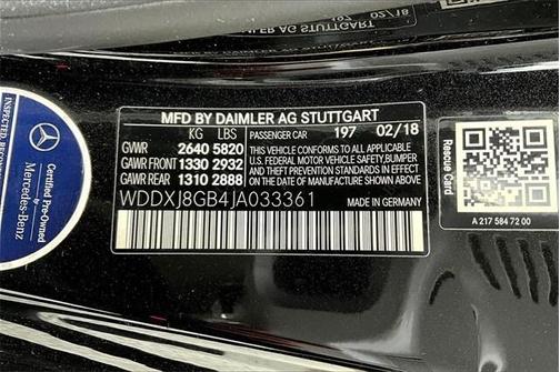 2018 Mercedes-Benz S-Class S 560 4MATIC