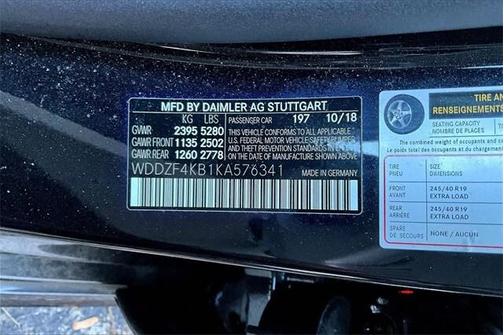 2019 Mercedes-Benz E-Class E 300