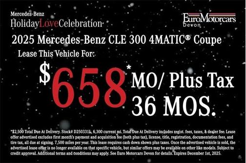 2025 Mercedes-Benz CLE 300 Base 4MATIC