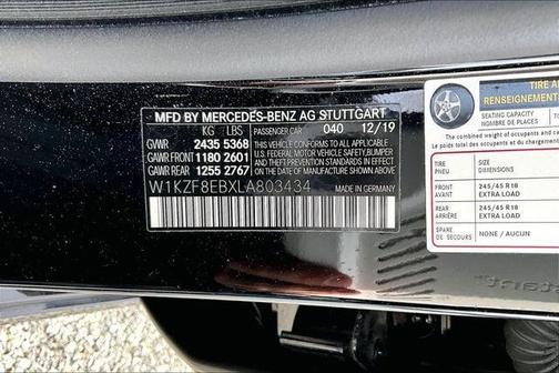 Black 2020 Mercedes-Benz E-Class E 350 4MATIC