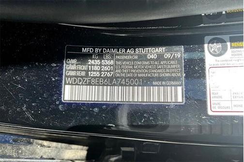 2020 Mercedes-Benz E-Class E 350 4MATIC