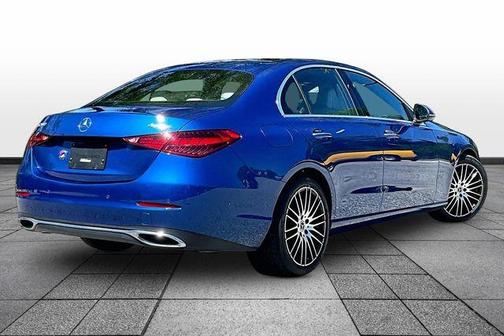 Blue 2024 Mercedes-Benz C-Class C 300 4MATIC
