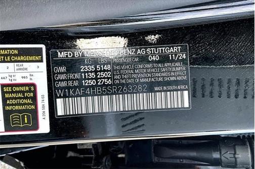 2025 Mercedes-Benz C-Class C 300 4MATIC