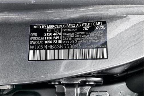 2025 Mercedes-Benz CLA 250 Base 4MATIC