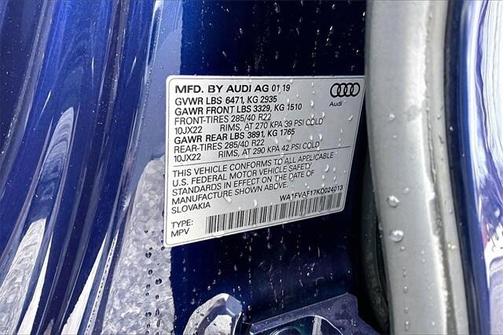 2019 Audi Q8 3.0T Prestige