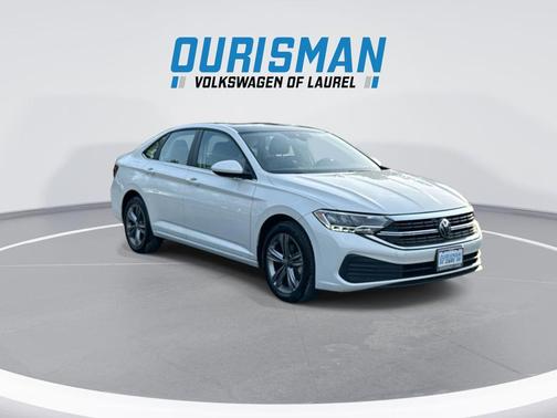Opal White 2023 Volkswagen Jetta 1.5T SE