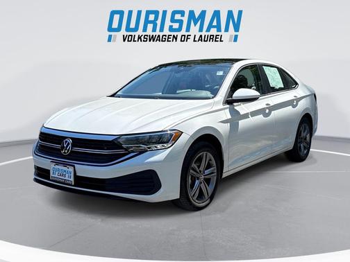 Opal White 2023 Volkswagen Jetta 1.5T SE